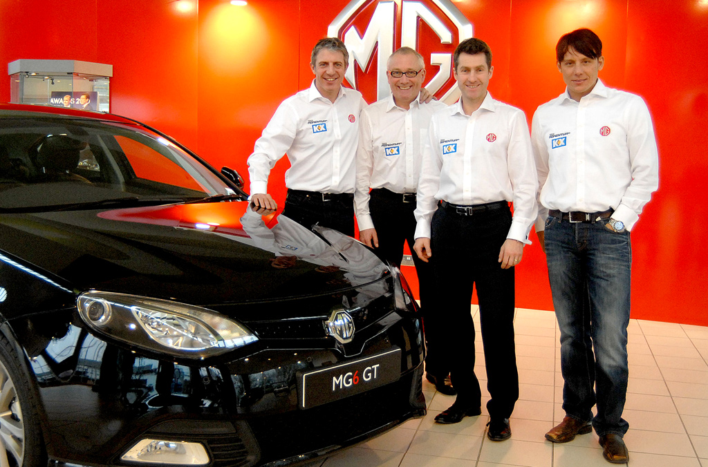 Jason Plato, Ian Harrison, Guy Jones og Andy Neate, forventer alle meget af sæsonen.
(Foto: BTCC Media)